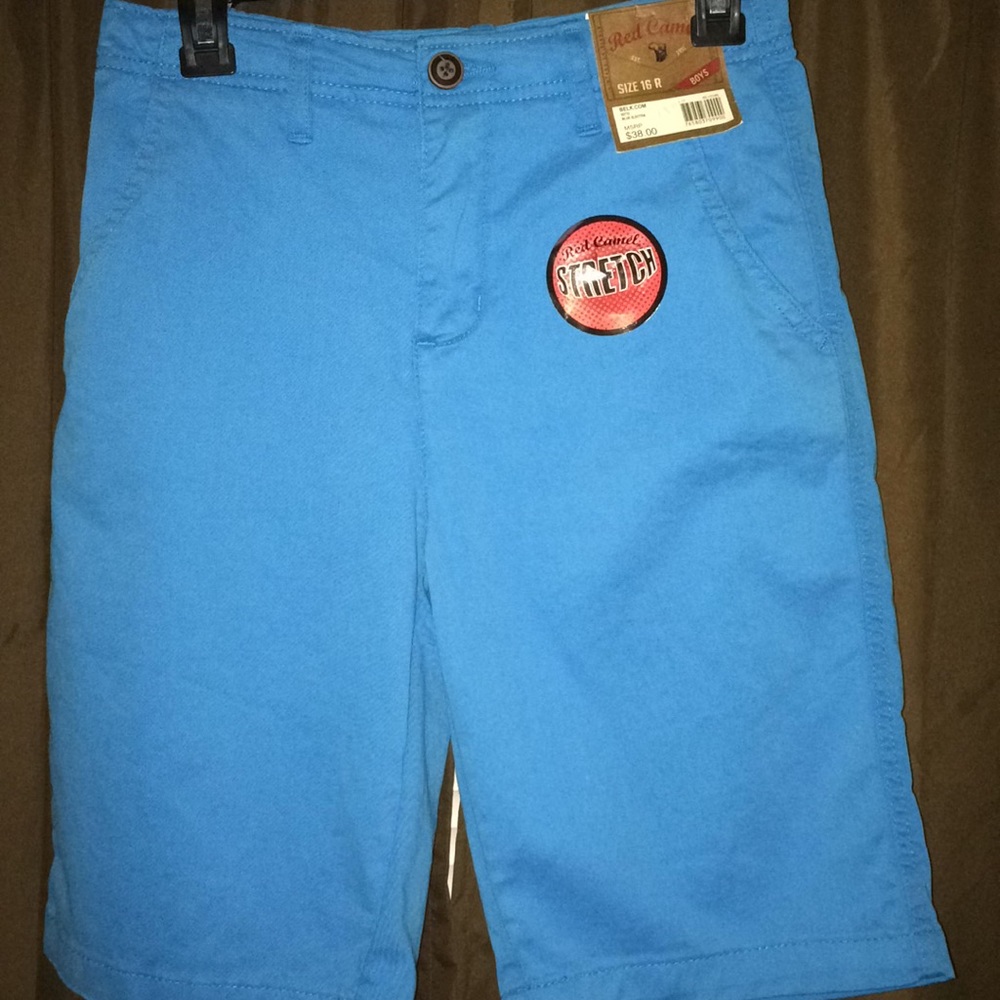 Red camel boy shorts